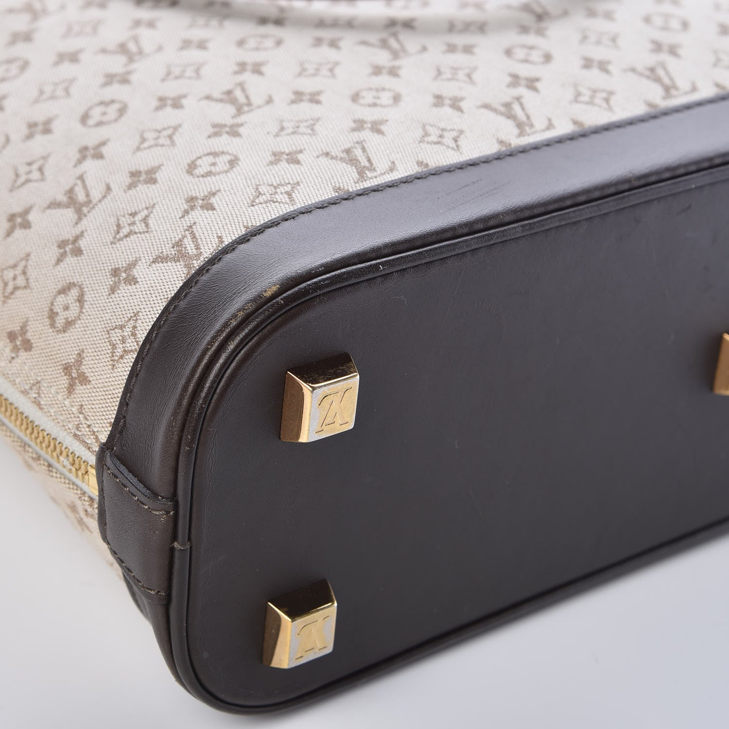 Louis Vuitton Mini Monogram Alma Haut Tote Olive 16 of 18