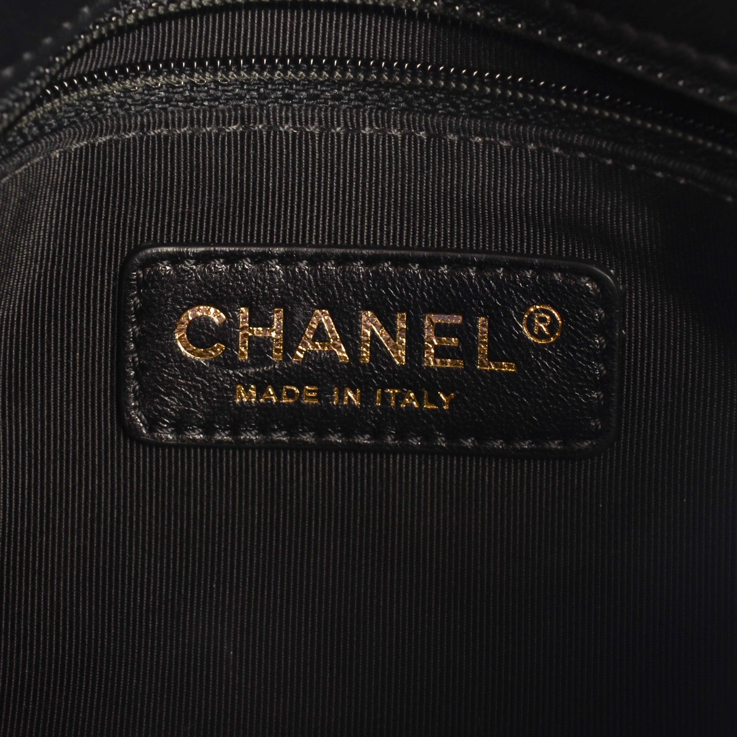 Chanel Lambskin Quilted Small Graphic Flap Beige Black 6 of 9