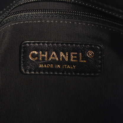 Chanel Lambskin Quilted Small Graphic Flap Beige Black 6 of 9