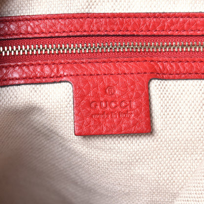 Gucci Pebbled Calfskin Large Soho Hobo Red 6 of 9