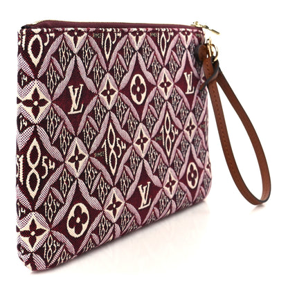 Louis Vuitton Jacquard Since 1854 Neverfull MM GM Pochette Bordeaux 3 of 8