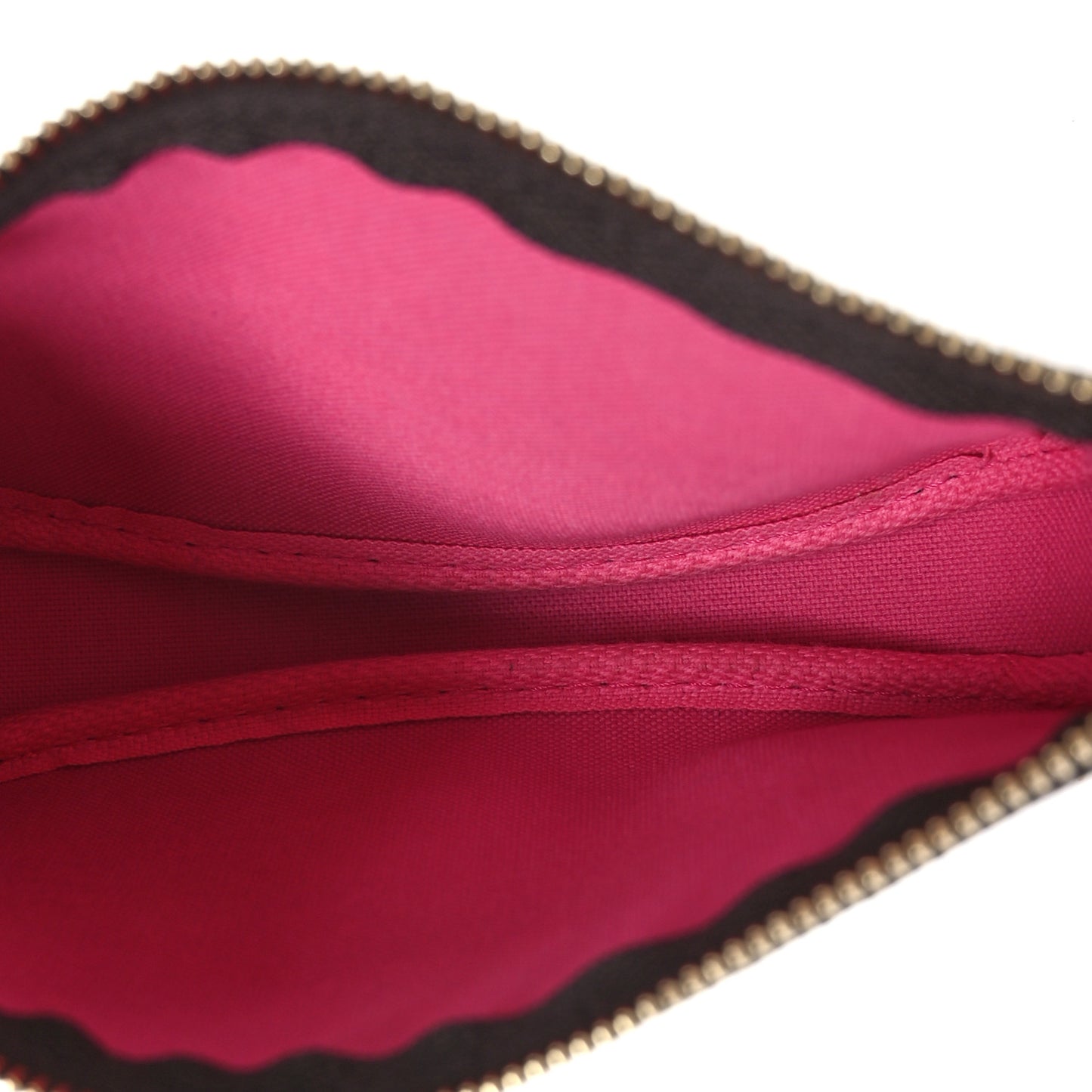 Monogram 2022 Christmas Animation Seoul Mini Pochette Accessories Fuchsia