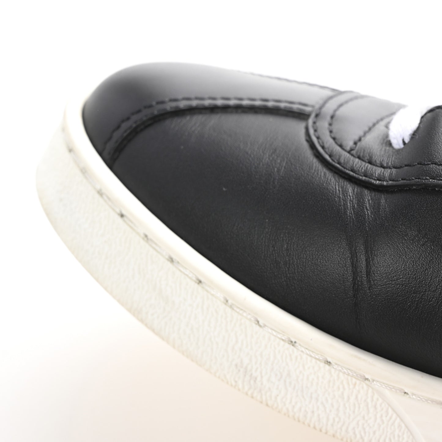 Calfskin CC Womens Sneakers 39 Black