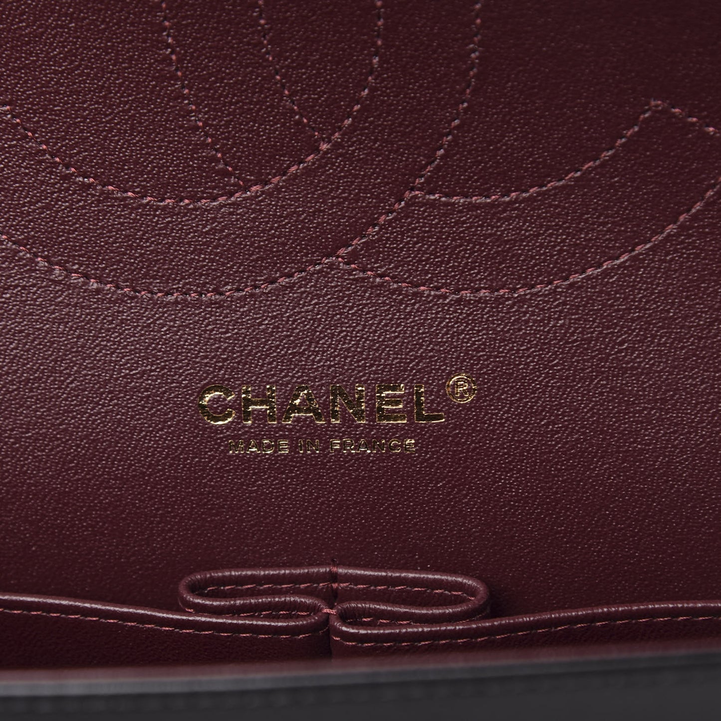 Lambskin Quilted Jumbo Double Flap Black