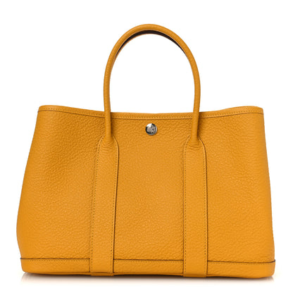 Hermes Vache Country Garden Party 30 TPM Jaune Ambre 1 of 10