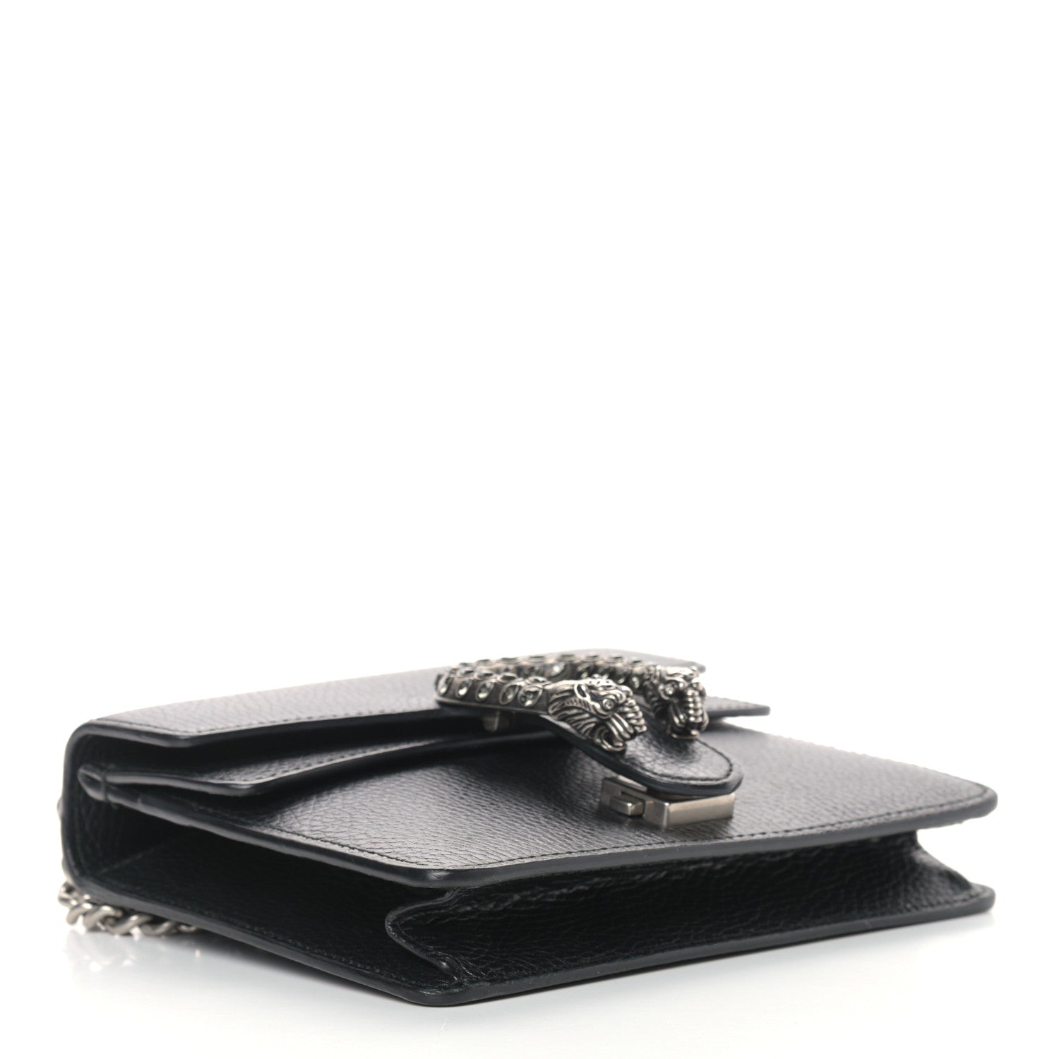 Gucci Calfskin Mini Dionysus Shoulder Bag Black 4 of 11