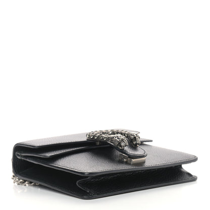 Gucci Calfskin Mini Dionysus Shoulder Bag Black 4 of 11