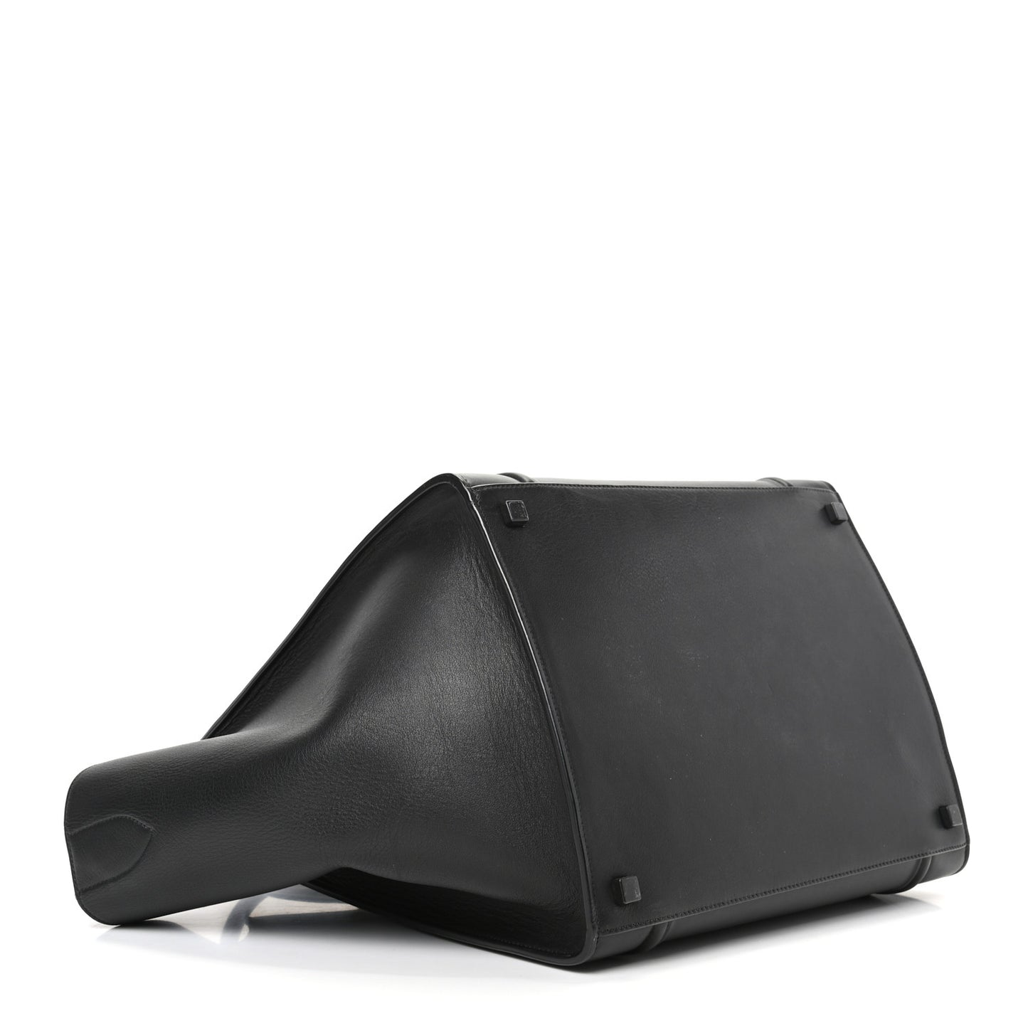 Supple Calfskin Medium Phantom Luggage Black