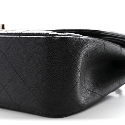 Chanel Caviar Quilted Jumbo Double Flap Black 11 of 11