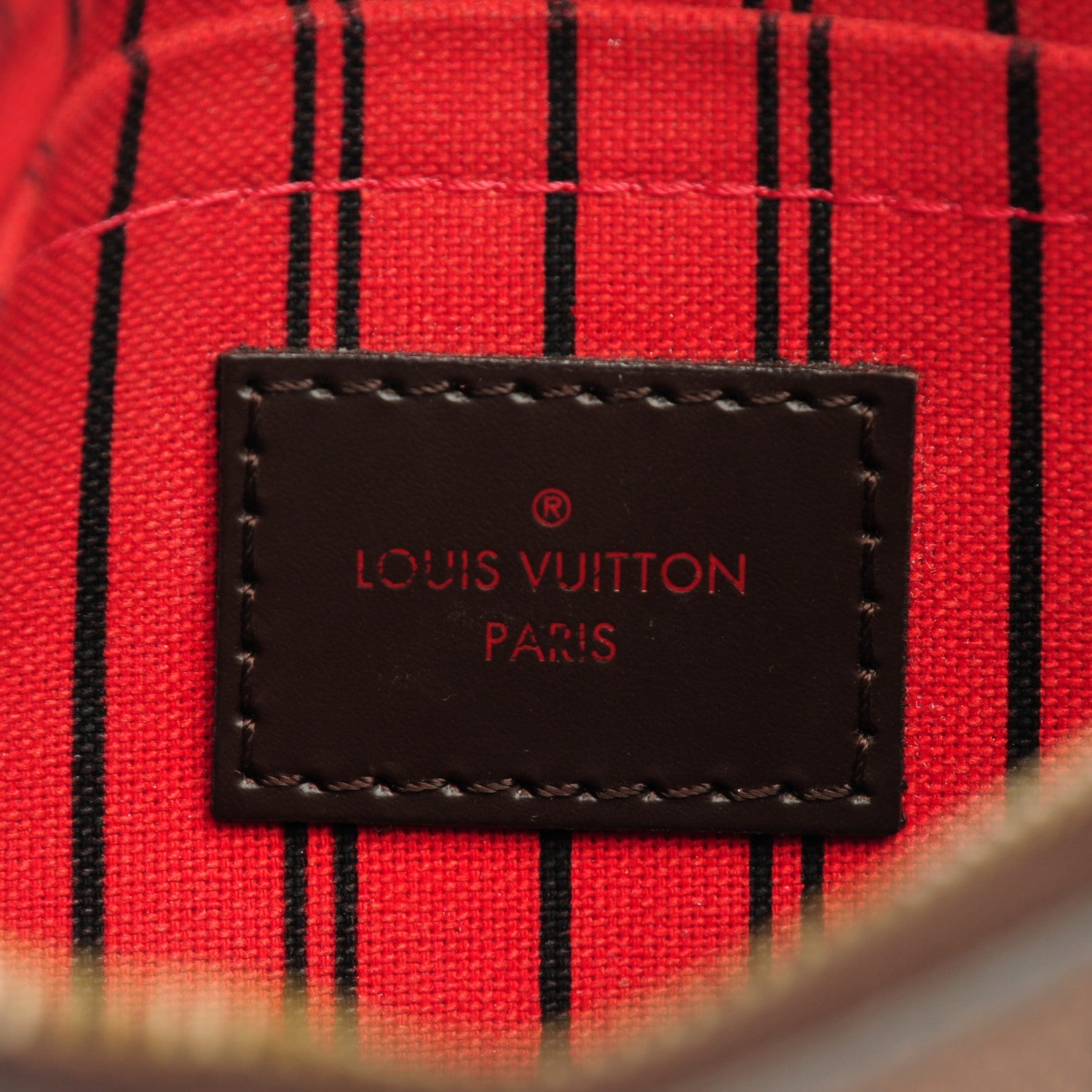 Louis Vuitton Damier Ebene Neverfull MM GM Pochette 6 of 7
