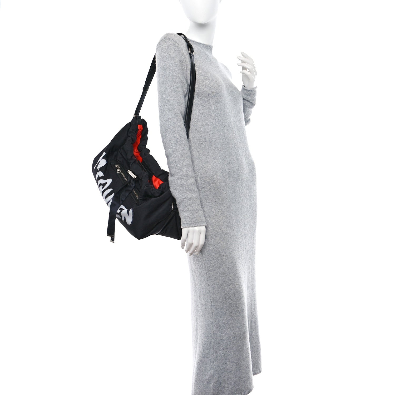 Alexander McQueen Nylon Medium Bundle Black White 2 of 8