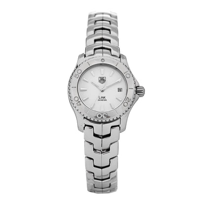 Tag Heuer Stainless Steel Mother of Pearl 27mm Link Quartz Watch WJ1313-0 1 of 4