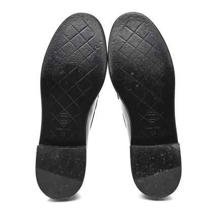 Chanel Lambskin Quilted CC Turnlock Loafers 39 Black 5 of 8