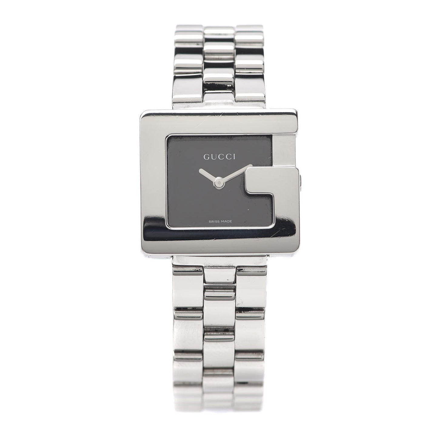 Stainless Steel 23mm 3600L Quartz Watch Black