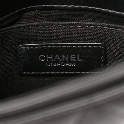Chanel Calfskin Quilted CC Uniform Flap Belt Bag Black 6 of 11