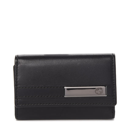 Gucci Calfskin 6 Key Holder Case Black 1 of 7