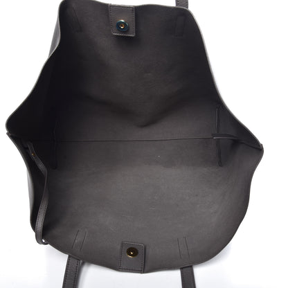 Saint Laurent Calfskin Large Shopping Tote Dark Grey 5 of 9