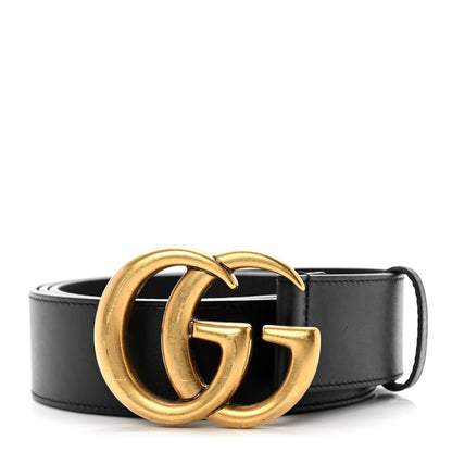Gucci Calfskin Double G 40mm Belt 105 42 Black 1 of 5