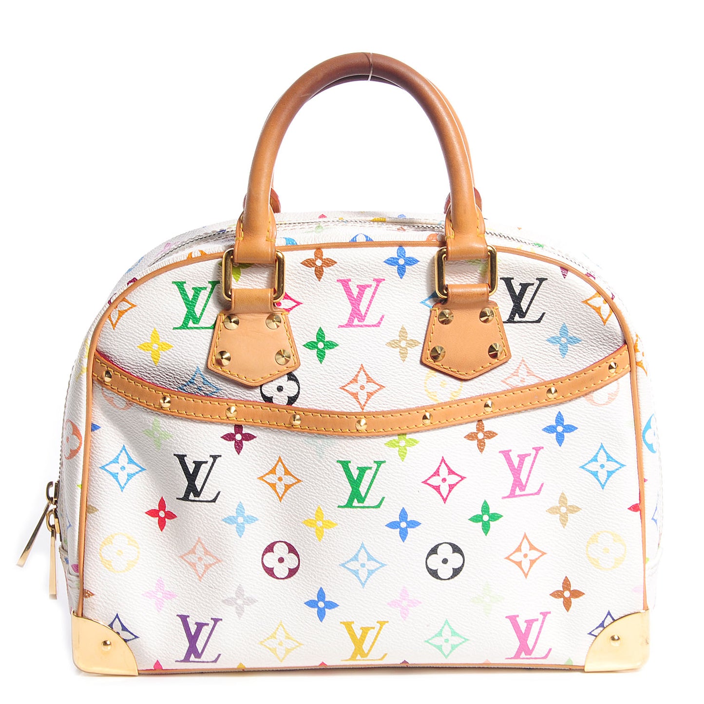 Monogram Multicolor Trouville White