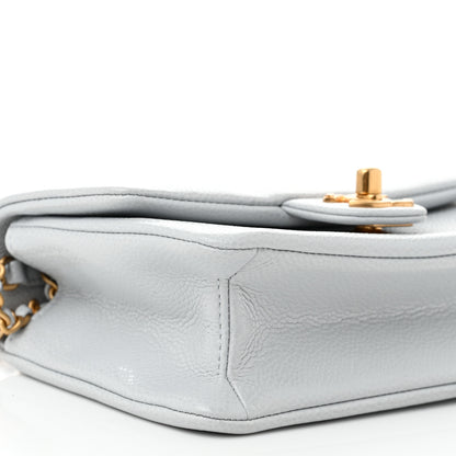 Chanel Shiny Caviar Mini Flap Bag Light Blue 9 of 10