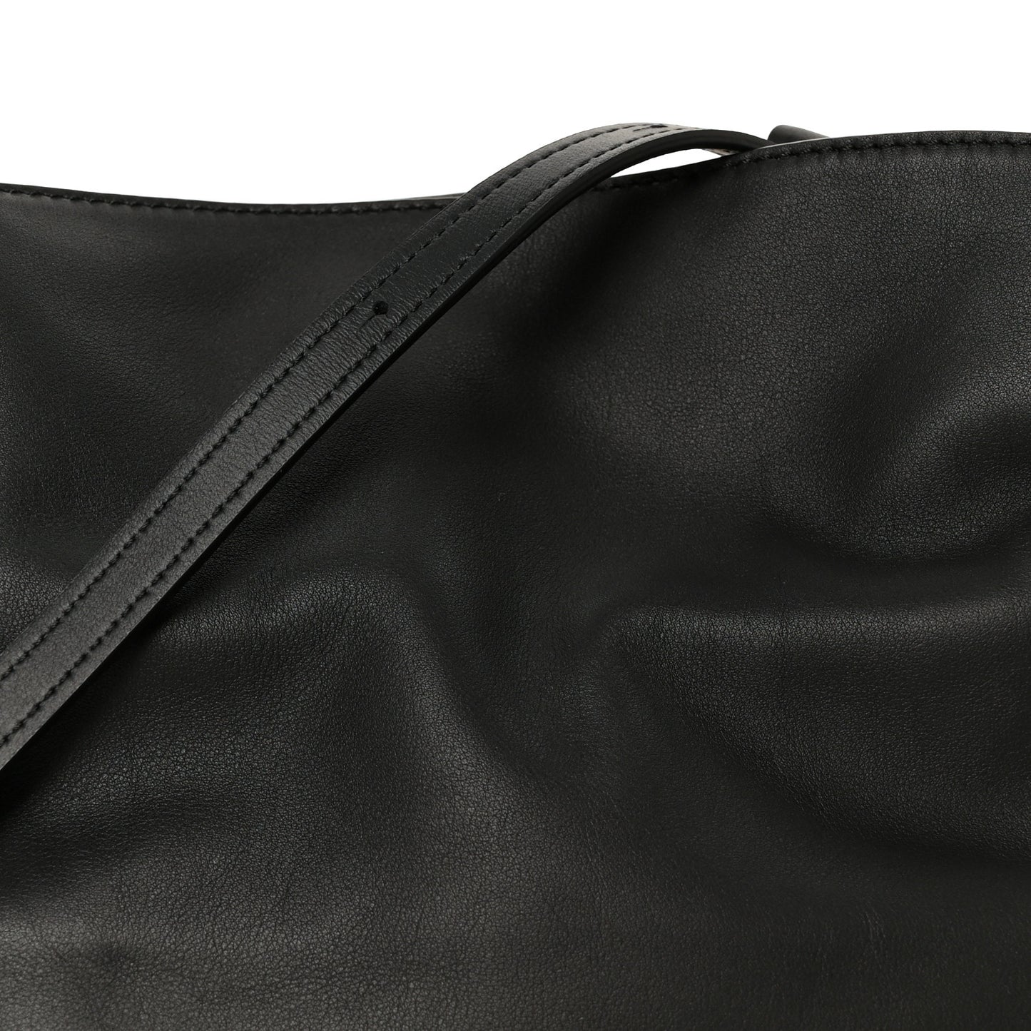 Calfskin Mini Coil Flamenco Clutch Black