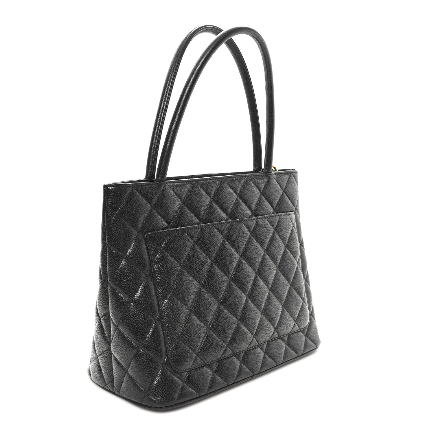 Chanel Caviar Quilted Medallion Tote Black 3 of 10
