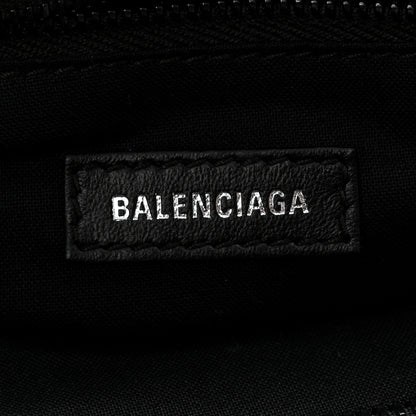 Balenciaga Matte Supple Lambskin Crocodile Embossed Classic Black Hardware S City Black 6 of 10
