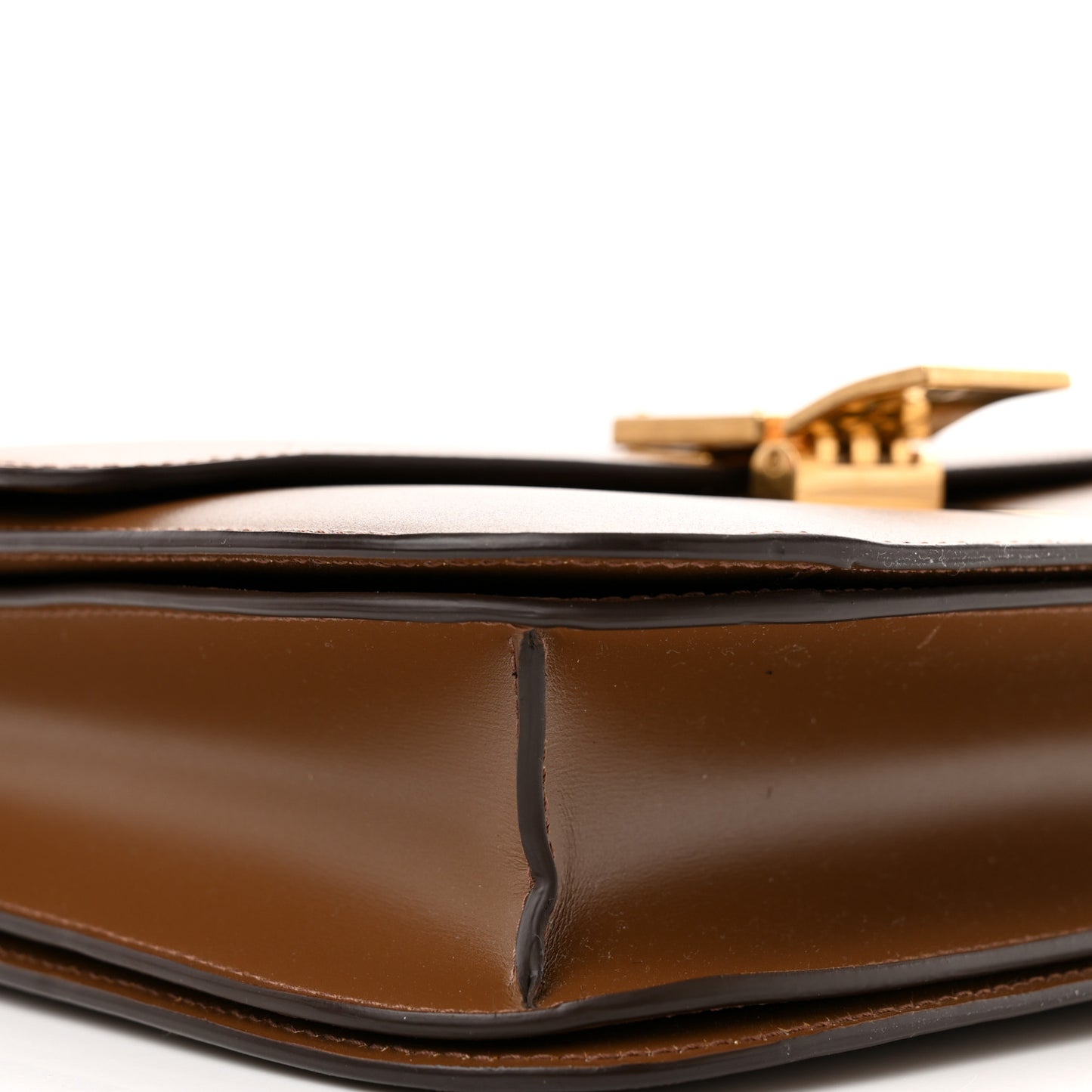 Box Calfskin Medium Classic Box Flap Bag Camel