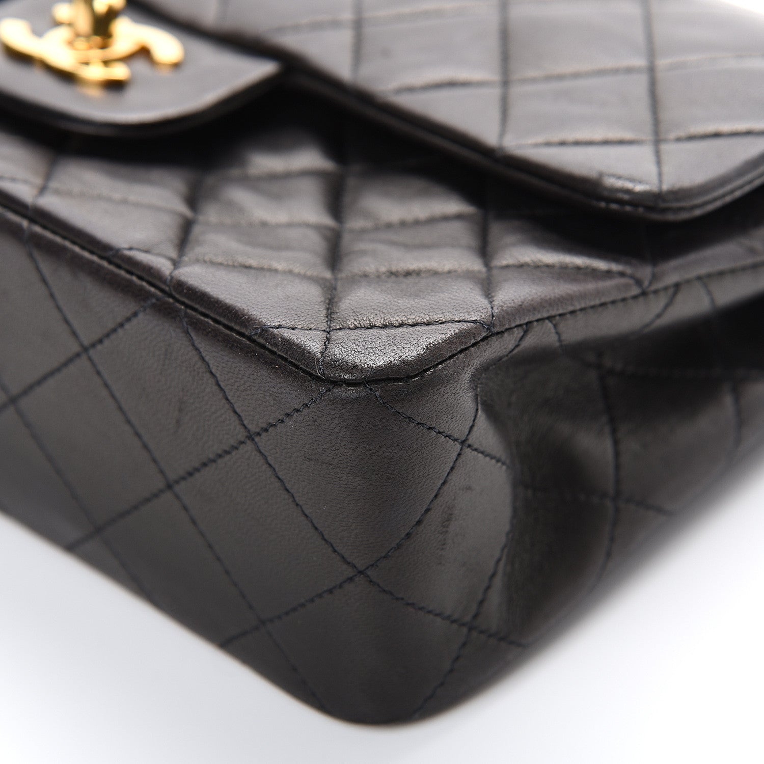 Chanel Lambskin Quilted Small Double Flap Black 16 of 20