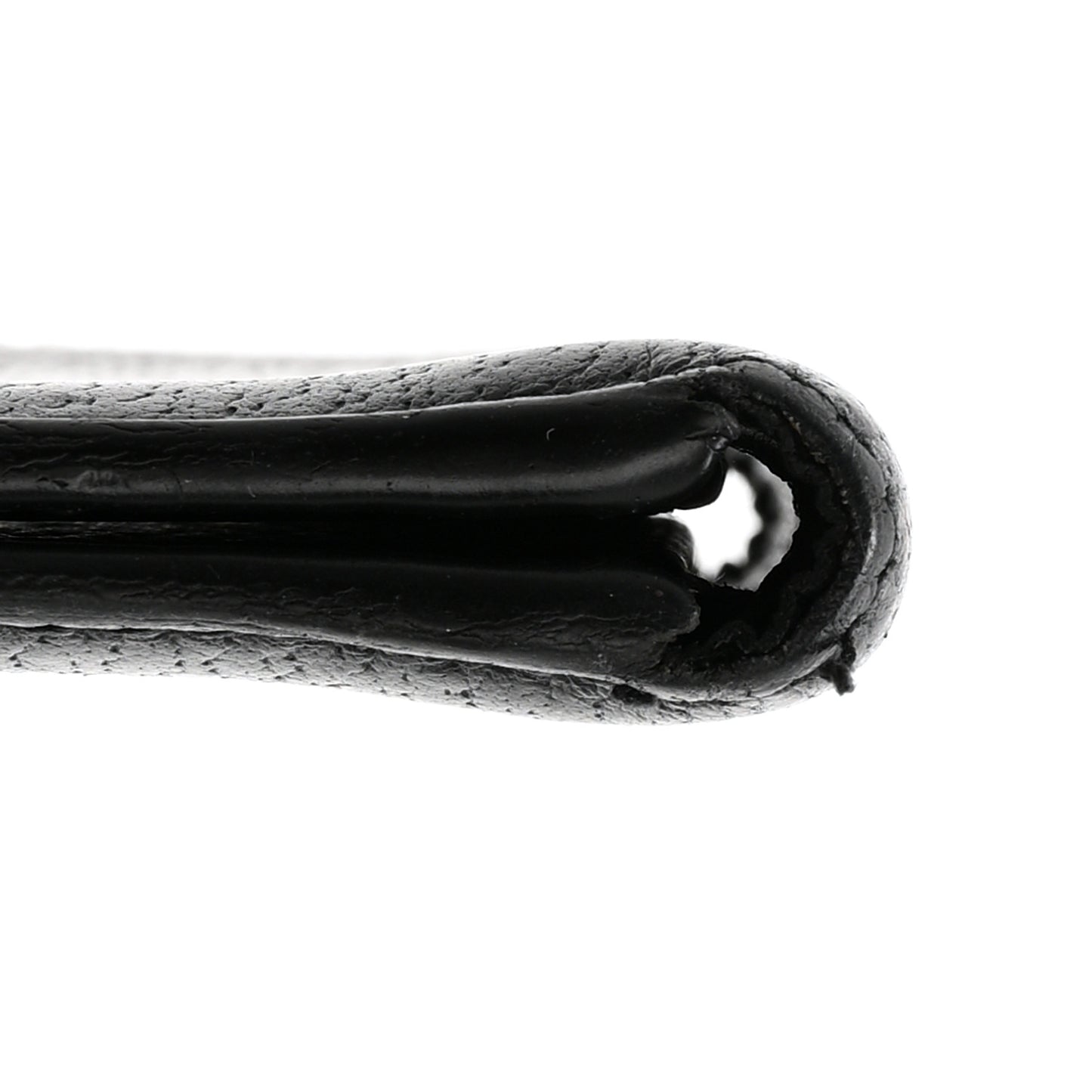 Calfskin Boar Effect GG Marmont Bi-Fold Wallet Black