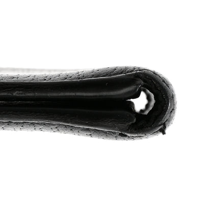 Gucci Calfskin Boar Effect GG Marmont Bi-Fold Wallet Black 10 of 11