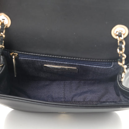 Chanel Lambskin CC Mania Flap Bag Black 4 of 5