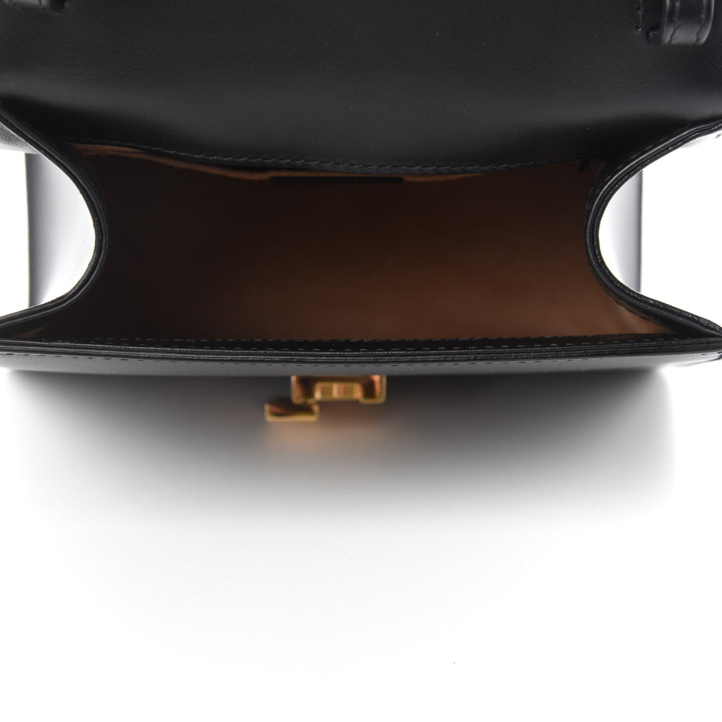 Calfskin Mini Sylvie Top Handle Bag Black