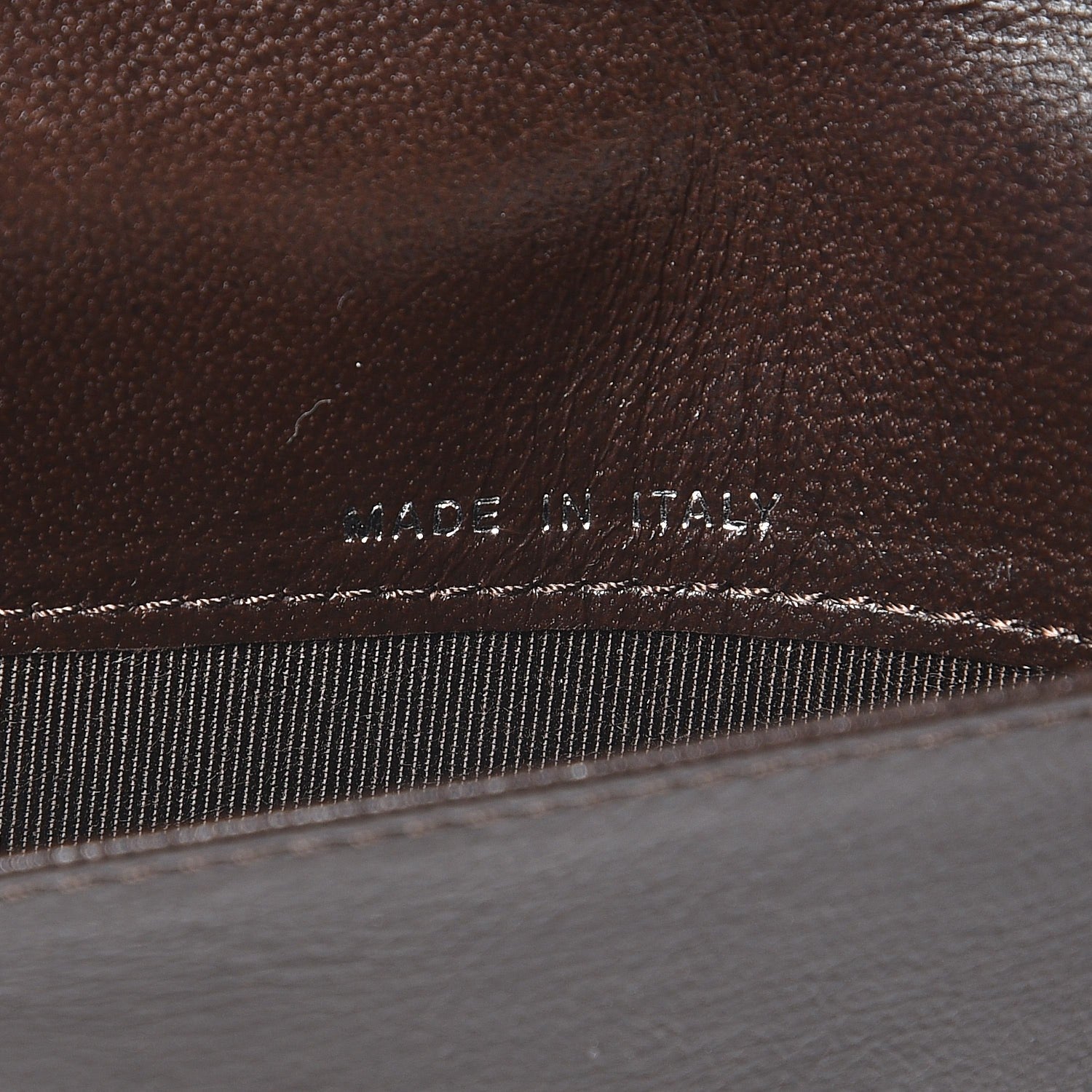 Chanel Glazed Lambskin Quilted Agenda Cover Brown 8 of 10