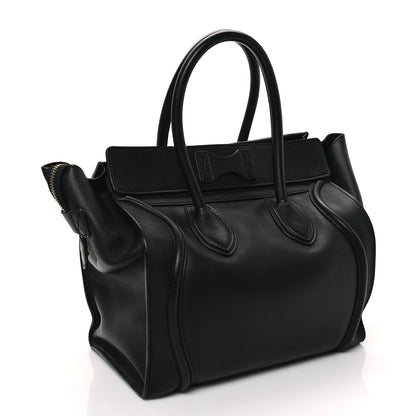Celine Smooth Calfskin Mini Luggage Black 2 of 9