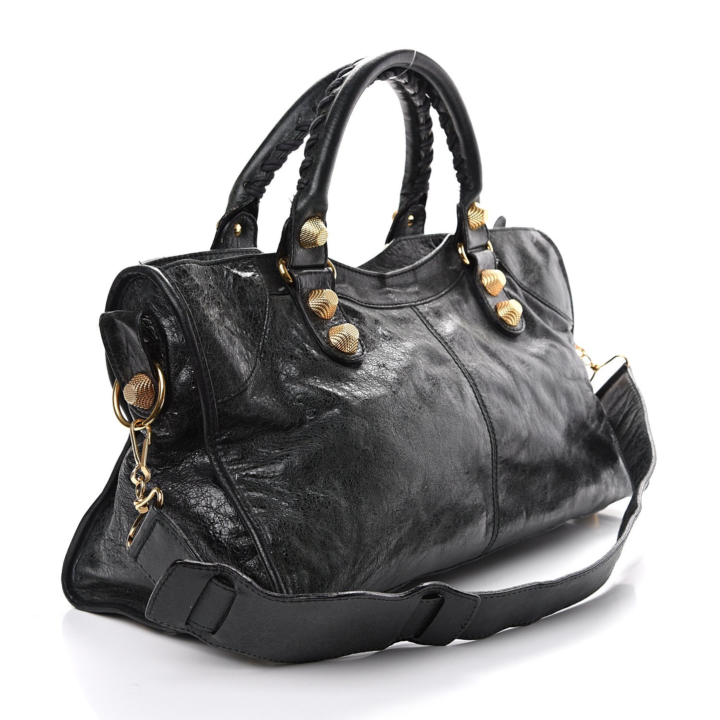 Agneau Giant 21 Gold Hardware Part Time Black