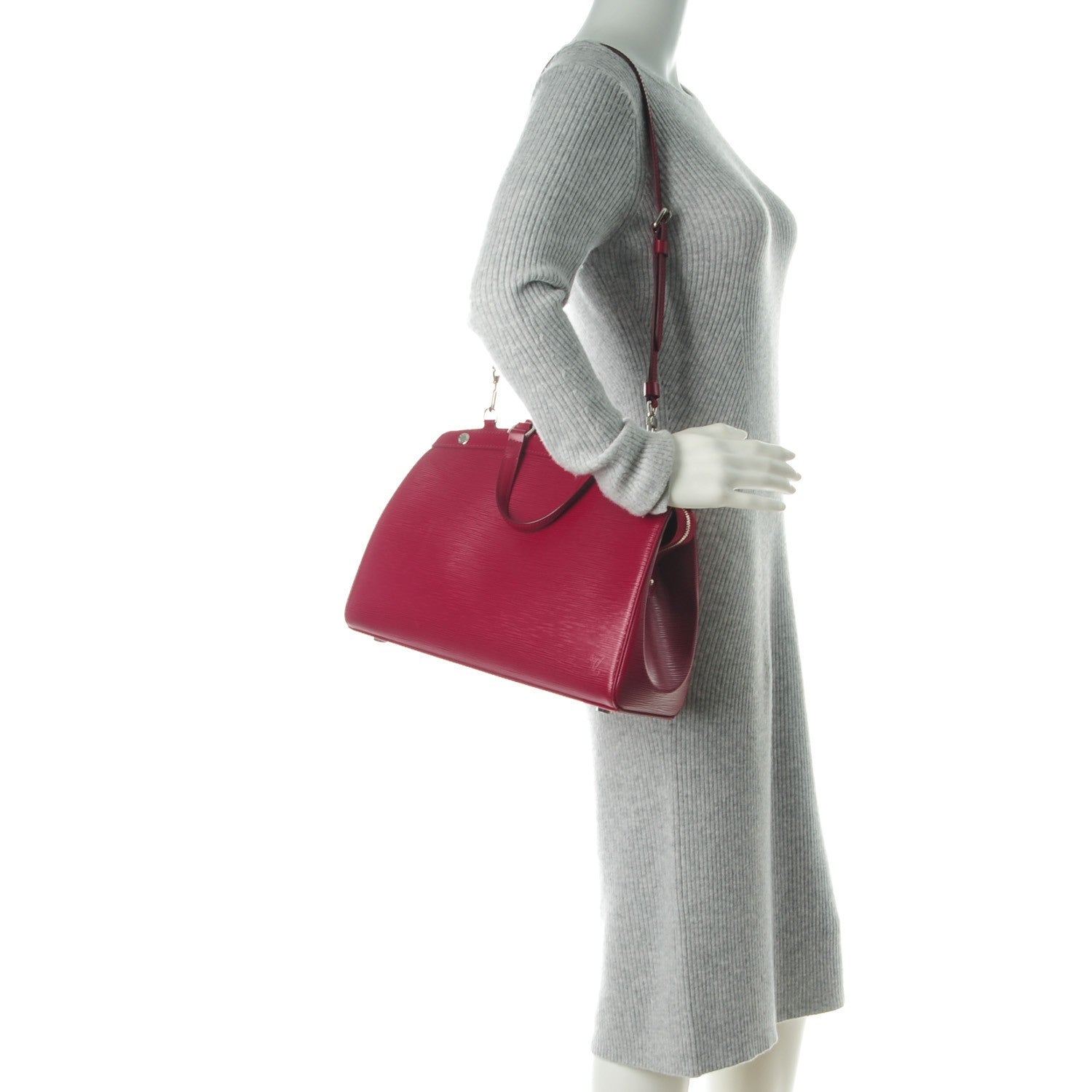 Louis Vuitton Epi Brea MM Fuchsia 2 of 7
