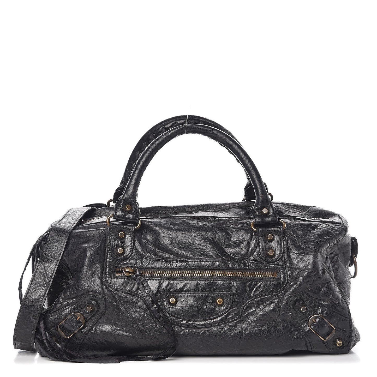 Chevre Classic Hardware Twiggy Black