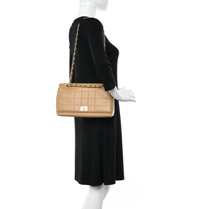 Chanel Caviar Chocolate Bar Stitched Medium Flap Beige 2 of 10