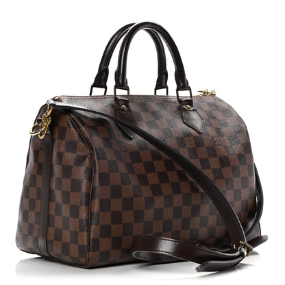 Louis Vuitton Damier Ebene Speedy Bandouliere 30 3 of 21