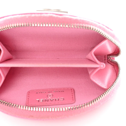 Chanel Caviar Quilted Boy Zipped Coin Purse Light Pink 5 of 8