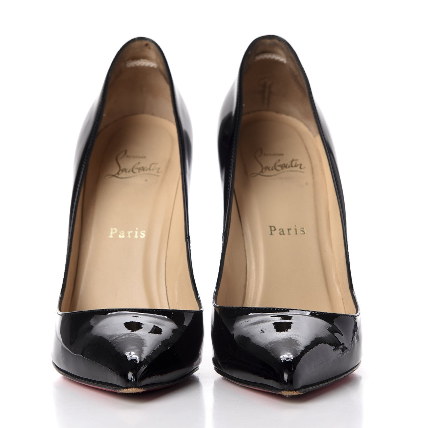Christian Louboutin Patent Pigalle 120 Pumps 38.5 Black 2 of 10