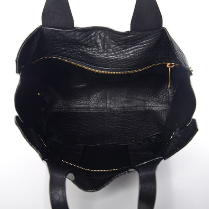 Jimmy Choo Grained Calfskin Studded Lockett Shopper Tote Black 7 of 8