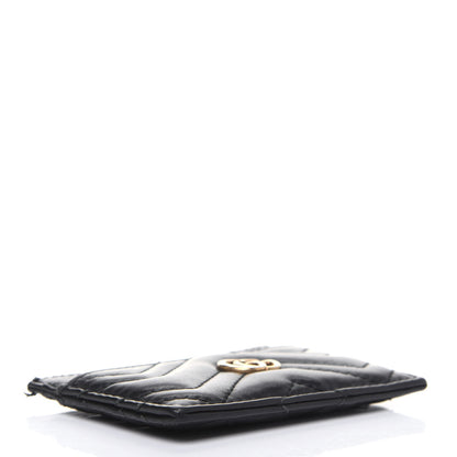 Gucci Calfskin Matelasse GG Marmont Card Holder Black 4 of 10