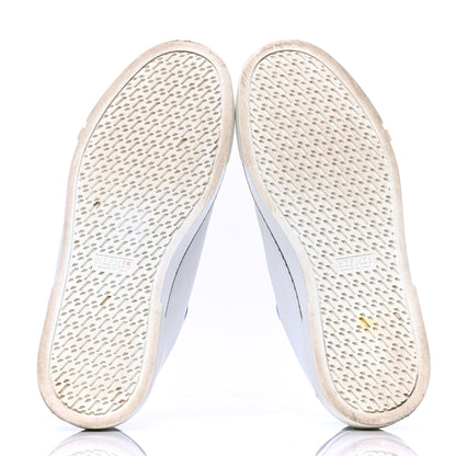 Hermes Calfskin Epsom Womens Velvet Sneakers 36 White Silver 4 of 5