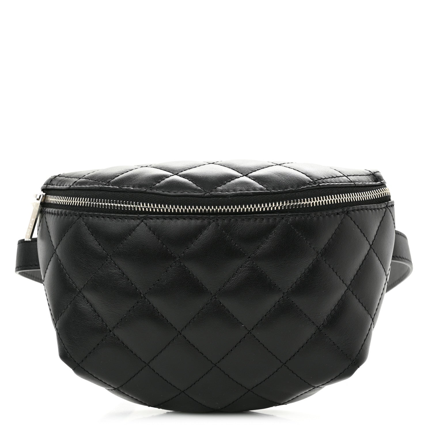 Chanel Calfskin Quilted Waist Belt Bag Black 1 of 11