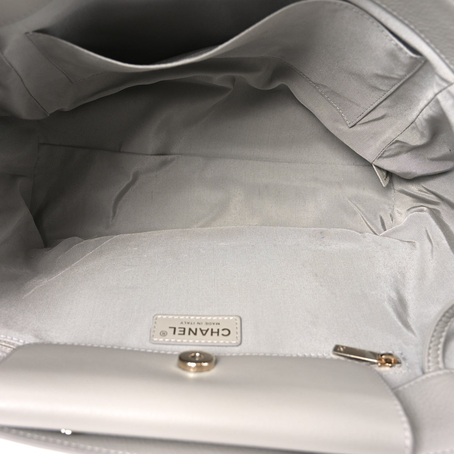 Bullskin Stitched Medium Shopping Bag Grey