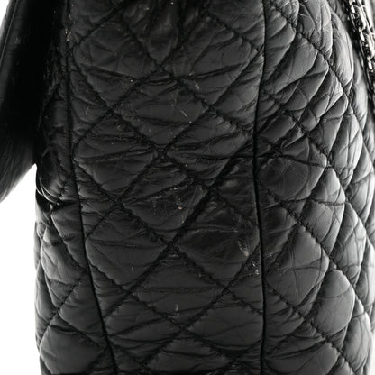 Chanel Aged Calfskin Reissue XL Maxi Flap Black 12 of 15