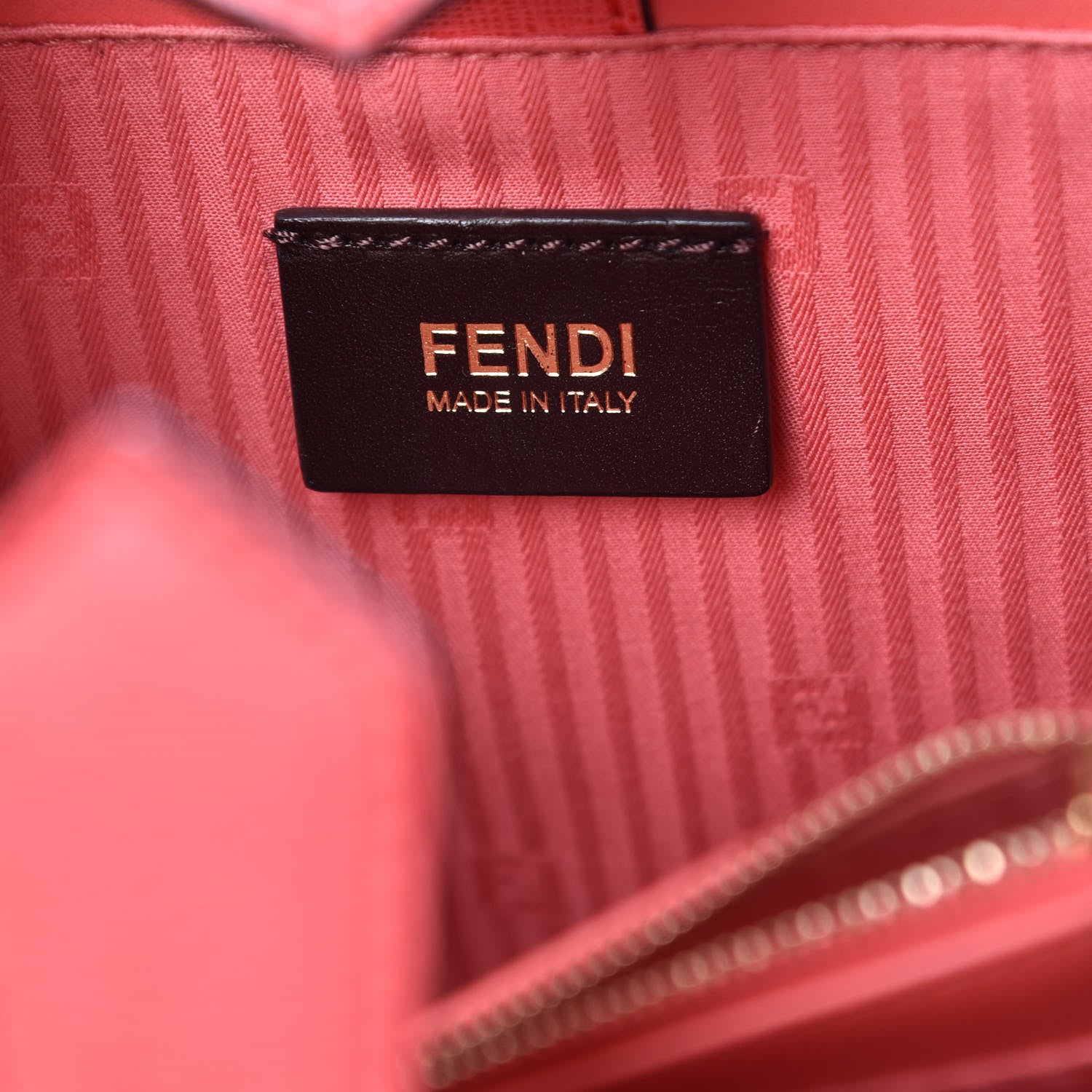 Fendi Vitello Elite Flamingo Petite 2Jours Tote Rosa Exstasy 6 of 8