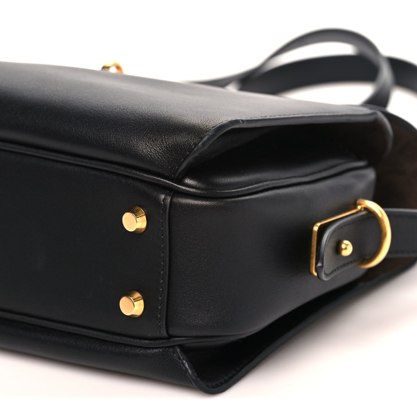 Smooth Calfskin Medium Le 7 Shoulder Bag Black